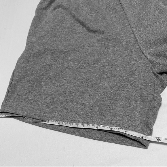 2prs High Waisted Grey Shorts Sweatpant Material - Picture 8 of 9